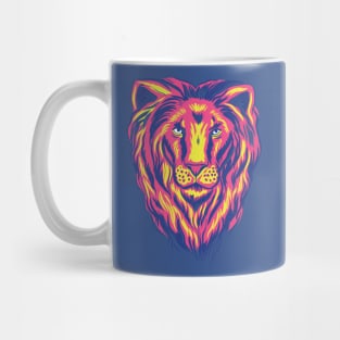 Colorful Lion Mug